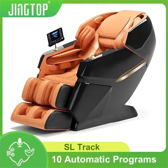 Ghế massage tự động không trọng lực toàn thân với thiết kế mới từ Nhà sản xuất Jingtop OEM hình ảnh 1-description