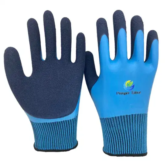 Găng tay bảo hộ lao động chất lượng cao, phủ latex, chống thấm nước - Sản phẩm mới từ nhà cung cấp hình ảnh 1-description