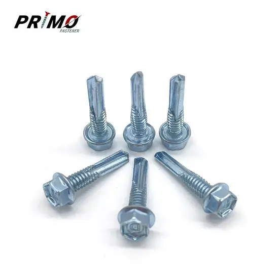 Đinh vít tự khoan mạ kẽm, đầu phẳng, chất lượng số 5 hình ảnh 1-description