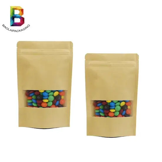 Giấy in tái chế Kraft tùy chỉnh dùng để đóng gói thức ăn khô hình ảnh 1-description