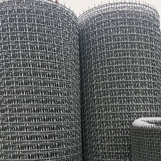 Nhà Máy Cung Cấp Lưới Thép Bị Bóp Nát 2 M*3 M 45# 65mn Cho Màn Hình Khai Thác Đá hình ảnh 1-description