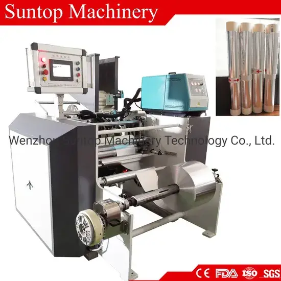 Thiết bị tự động cuốn bạc thực phẩm với sáp silicon và giấy PE hình ảnh 1-description