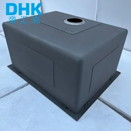 Bồn Rửa Thép Không Gỉ Đen Nano 304 Tùy Chỉnh Đơn hình ảnh 1-description