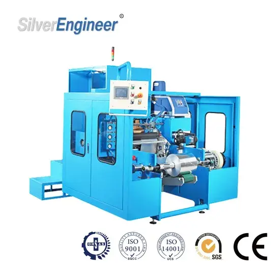 Máy cuốn bọc màng tự động và máy dán bọc giấy, nhôm hiện đại hình ảnh 1-description