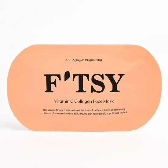 Mặt nạ chứa collagen và vitamin C thiên nhiên, tạo độ sáng cho làn da, nguồn gốc từ nhà sản xuất và chiết xuất từ trái cây hình ảnh 1-description