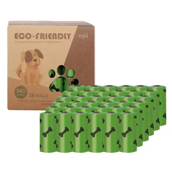 Túi rác compostable tùy chỉnh với mùi hương, phân hủy sinh học, dày extra và mạnh mẽ - lý tưởng để xử lý chất thải thú cưng và vứt rác hình ảnh 1-description