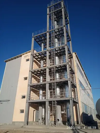 Thiết bị sản xuất ethanol sử dụng phương pháp sàng phân tử để loại bỏ nước hình ảnh 1-description