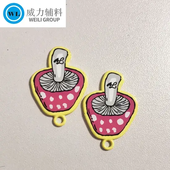 Nhãn kim loại độc đáo cho mặt dây, trang phục và nút trang trí, mẫu mã phong phú hình ảnh 1-description