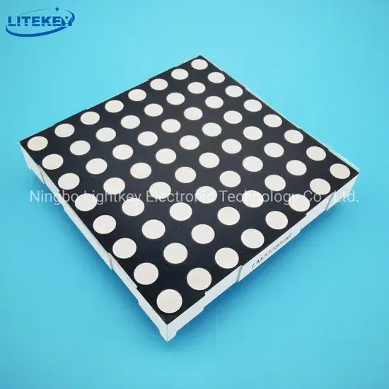 Màn hình ma trận điểm đơn màu 8X8 2.3 inch được sản xuất từ nhà chuyên nghiệp, đạt tiêu chuẩn RoHS hình ảnh 1-description