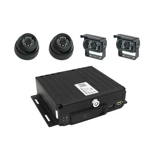 Máy ghi video camera di động 4CH và giám sát CCTV 3G 4G, thiết bị định vị GPS cho ô tô Mdvr hình ảnh 1-description
