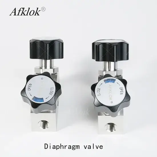 Van màng áp suất cao từ thép không gỉ Afklok kích thước 1/4 inch hình ảnh 1-description