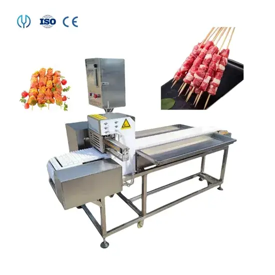 Thiết bị tự động để làm xiên thịt và nướng hình ảnh 1-description