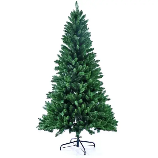 Cây thông giáng sinh trắng tuyết 120cm, chân kim loại gập lại, kích thước lớn hình ảnh 1-description