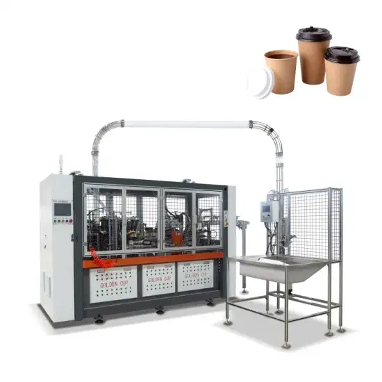 Máy làm cốc giấy và bát giấy với hiệu suất chi phí tốt (Cốc Vàng) hình ảnh 1-description