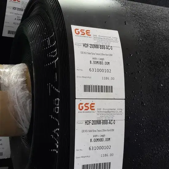 Bạt chống thấm nước 1.5mm dày mặt một bên HDPE - Sản phẩm bảo vệ hồ cá hình ảnh 1-description