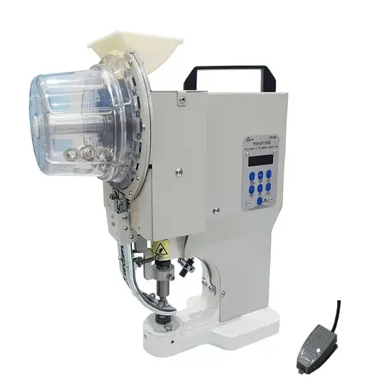 Máy ép mắt xích tự động cho lều và băng rôn hình ảnh 1-description