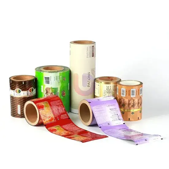 Tạo hình logo theo yêu cầu trên bao bì thực phẩm cuộn phim nhôm từ nhà sản xuất Trung Quốc cho đồ ăn nhẹ hình ảnh 1-description