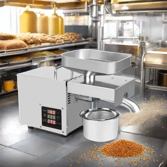 Máy Ép Dầu Lạc Nhỏ Gọn Phục Vụ Cho Cả Gia Đình hình ảnh 1-description