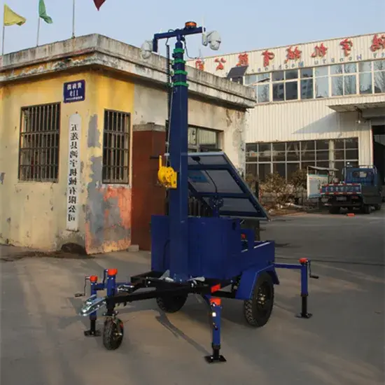 Camera an ninh di động cho môi trường ngoài trời với phụ kiện pin mặt trời 160W hình ảnh 1-description