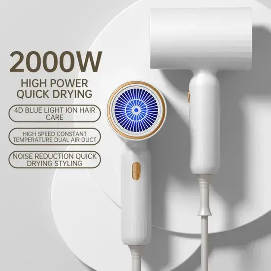 Máy sấy tóc điện công suất lớn, chăm sóc tóc với tốc độ nhanh và nhiệt độ ổn định hình ảnh 1-description