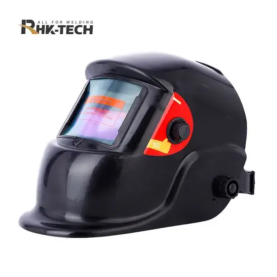 Đầu mũ bảo hộ hàn tự động với chất liệu nhựa PP màu đen hình ảnh 1-description