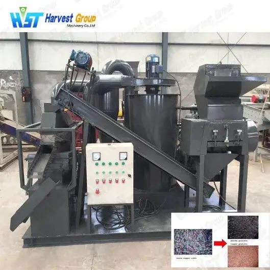Máy nghiền cáp đồng tái chế và máy tách dây dẫn bằng đồng hình ảnh 1-description