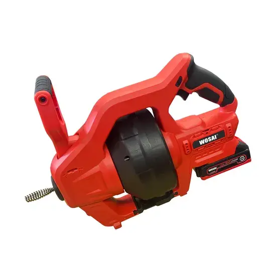 Công cụ thông tắc cống điện không dây Wosai Custom 25FT - Dễ dàng thay thế cáp và sạc pin 20V cho bồn cầu hình ảnh 1-description