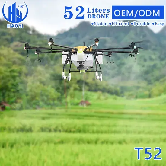 Máy phun thuốc không người lái 52L điều khiển từ xa - Thiết bị phun thuốc nông nghiệp lớn dung tích, trục nặng 8 hình ảnh 1-description
