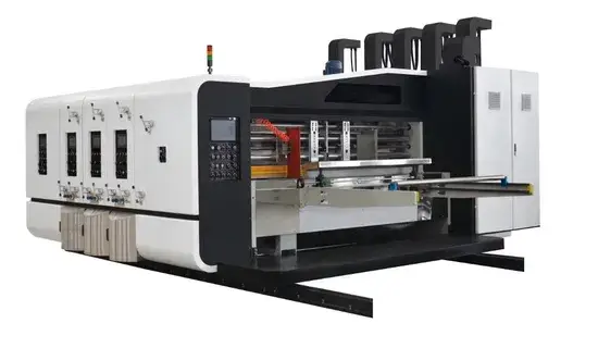 Máy in và sản xuất thùng carton tự động: bế, cắt một cách hiệu quả hình ảnh 1-description