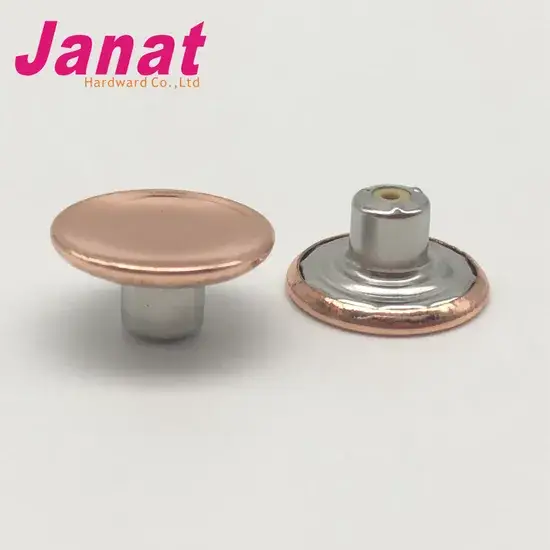 Tiêu đề mới: Nút Chốt Đồng 17mm: Vượt Kiểm Tra Máy Phát Hiện Kim Loại hình ảnh 1-description