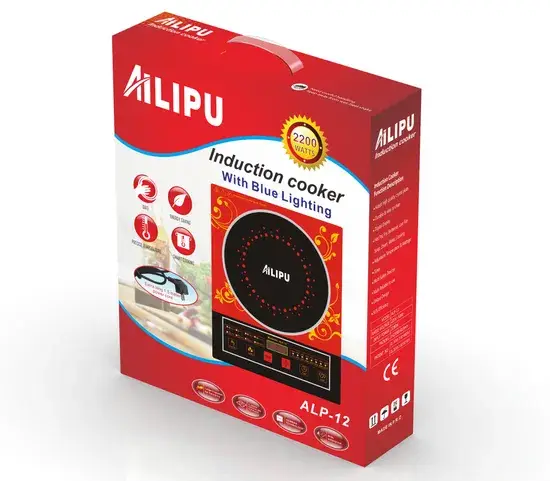 Bếp từ Ailipu ALP-12 công suất 2200W 2400W, đèn xanh và chứng nhận CE hình ảnh 1-description