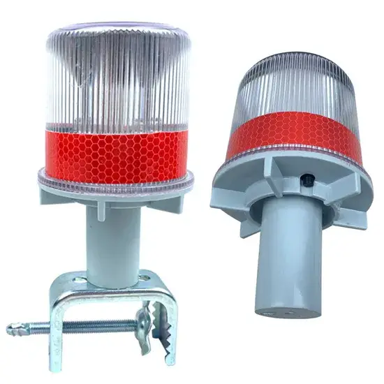 Đèn cảnh báo năng lượng mặt trời Hi-Bright, chống nước tự động LED hình ảnh 1-description