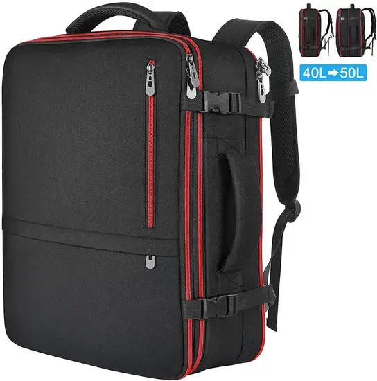 Ba lô du lịch 50L chống trộm, phù hợp cho máy tính xách tay hình ảnh 1-description