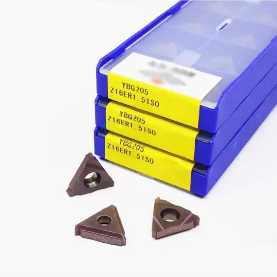 Dụng cụ cắt tiện CNC tungsten mảnh carbide Zccct Z16er1.5ISO Ybg205 chất lượng tốt hình ảnh 1-description