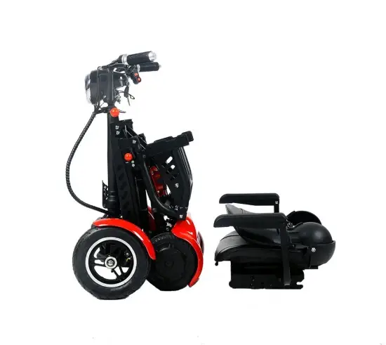 Xe scooter điện thông minh 4 bánh 8.5 inch từ khung thép carbon chất lượng cao dành cho người cao tuổi hình ảnh 1-description