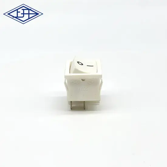 Rocker Dpst 4 T85 1e4 cho điều khiển nguồn điện 250V 6A màu trắng hình ảnh 1-description