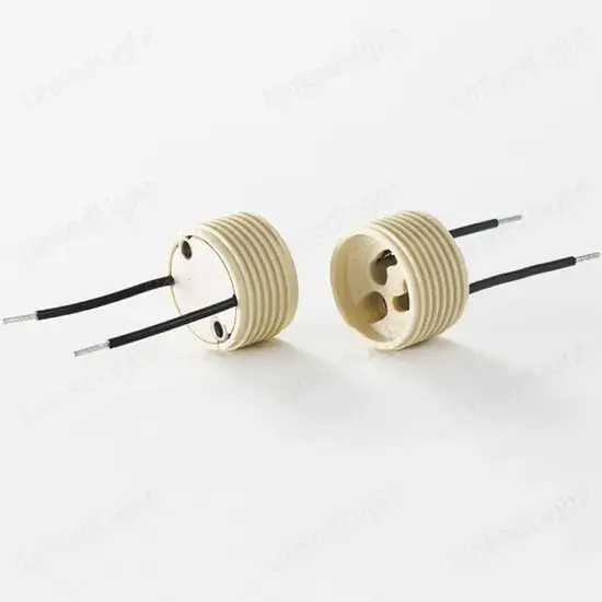 Đèn Halogen Gốm GU10 với Đế Bóng và Dây FEP - Lựa chọn hiệu quả cho hệ thống chiếu sáng hình ảnh 1-description