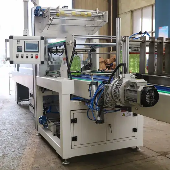 Máy tự động đóng gói chai bằng phim co nhóm - Giải pháp đóng gói hiệu quả hình ảnh 1-description