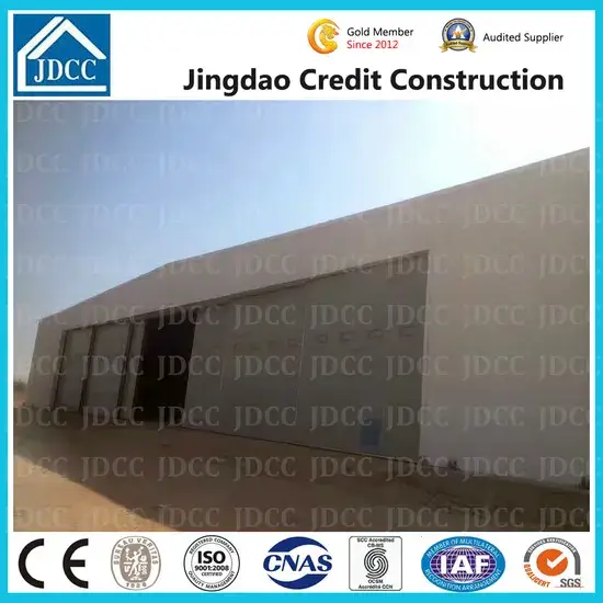 Kho chứa máy bay chất lượng cao Cấu trúc thép sẵn tòa nhà chứa máy bay uy tín hình ảnh 1-description