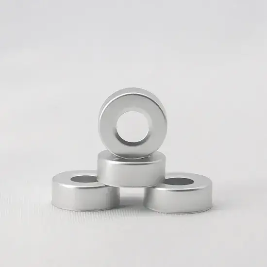 Nắp nhôm 20mm có lỗ giữa - Sản phẩm chất lượng hình ảnh 1-description