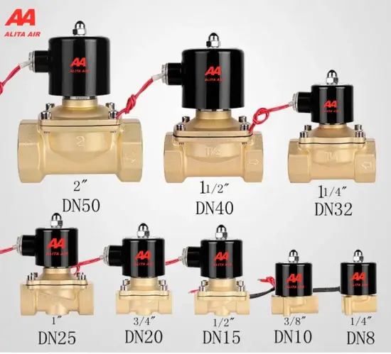 Van điện từ dn15 cho ứng dụng bình chứa khí propane đồng thau hình ảnh 1-description