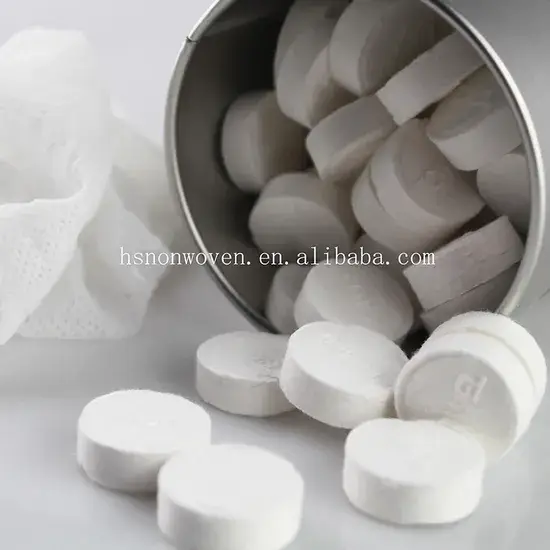 Khăn giấy vệ sinh mini nén sử dụng đơn giản, phù hợp cho du lịch hình ảnh 1-description