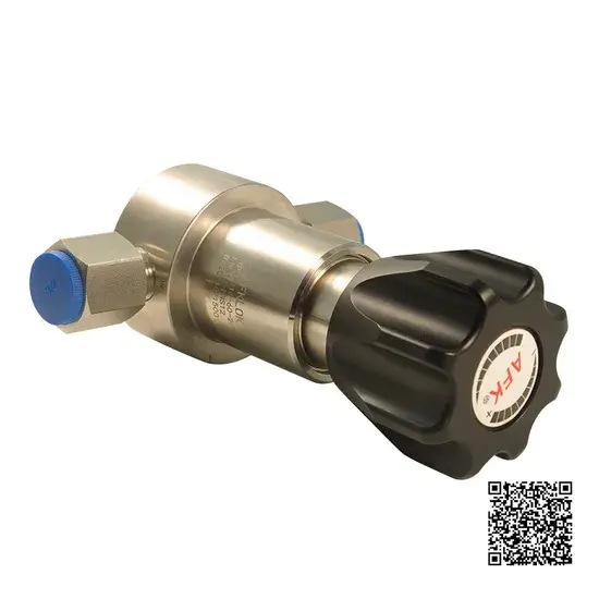 Van giảm áp bằng chất liệu không gỉ cho khí áp suất cao trong lĩnh vực vi điện tử hình ảnh 1-description