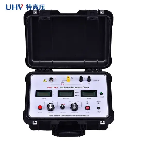 Thiết bị kiểm tra điện trở cách điện GM-15kv có khả năng điều chỉnh hình ảnh 1-description