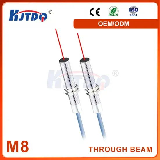 Cảm biến laser quang điện Kjt M8 PNP NPN Sn 30m - Sản phẩm đạt chuẩn CE hình ảnh 1-description