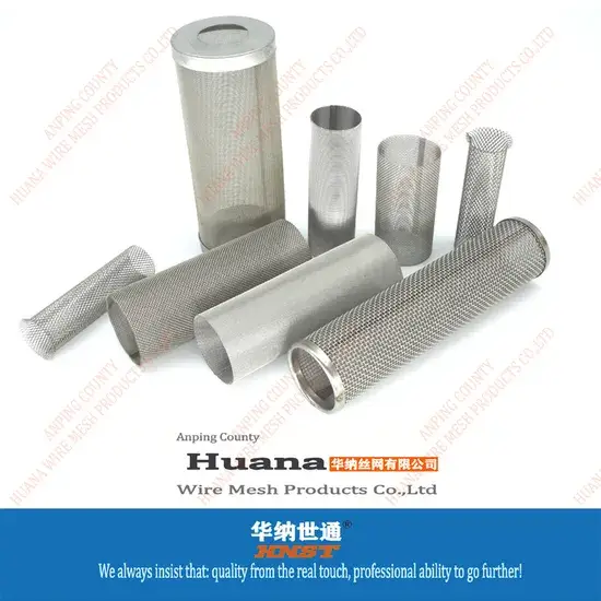 Màn lọc thép không gỉ hình trụ kim loại mở rộng, lọc dầu và nước hiệu quả hình ảnh 1-description