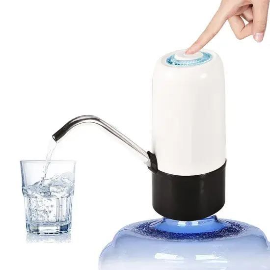 Máy bơm điện tự động tiện lợi, có thể sạc lại, phù hợp để rót nước uống hình ảnh 1-description