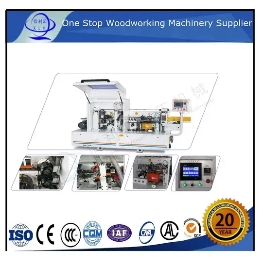 Máy dán cạnh gỗ nhỏ gọn và hiệu quả cho sản xuất nội thất gỗ hình ảnh 1-description