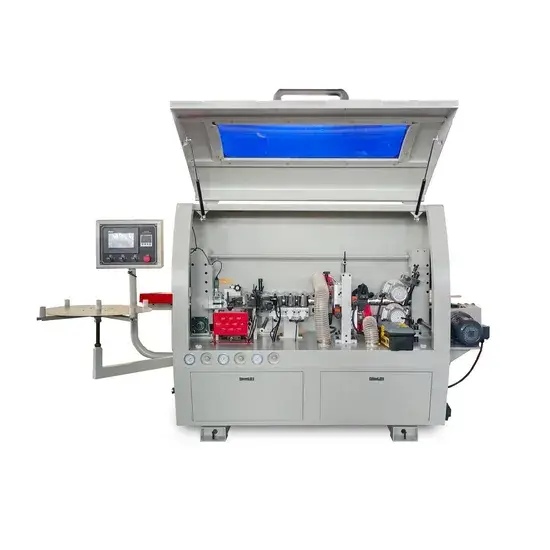 Máy dán cạnh PVC chất lượng cao với hệ thống bể keo chính hãng hình ảnh 1-description