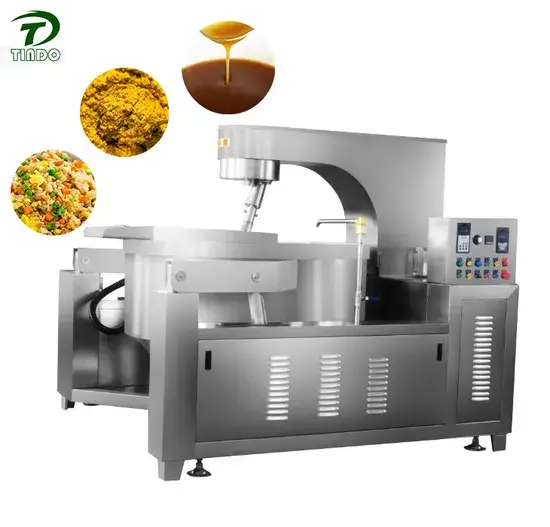 Nồi nấu bằng gas lớn với áo khoác và máy trộn - Sản phẩm chất lượng hình ảnh 1-description